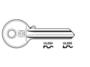 CHIAVI PER CILINDRI UNIVERSAL 6 SPINE GRANDI- - UL055 SX - 20 pezzi SILCA