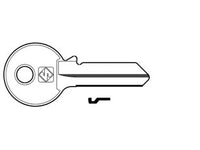 CHIAVI PER CILINDRI VIRO 5 SPINE GRANDI VI080 IN ACC. NICH.- - VI080 DX - 100 pezzi SILCA