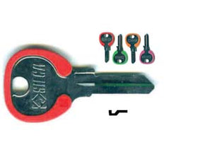 CHIAVI PER CILINDRI VIRO 5 SPINE PICCOLE VI086DZ- - VI086DZ DX SILKY 4 colori assortiti - 100 pezzi SILCA