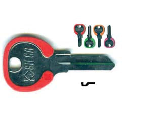 CHIAVI PER CILINDRI VIRO 5 SPINE PICCOLE VI086DZ- - VI086DZ DX SILKY 4 colori assortiti - 100 pezzi SILCA