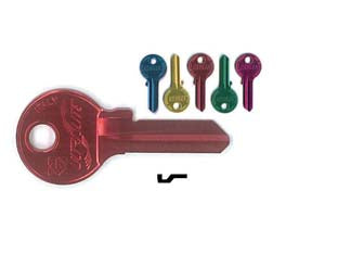 CHIAVI PER CILINDRI VIRO 5 SPINE PICCOLE VI086U- - VI086U ultralite 5 colori assortiti - 10 pezzi SILCA