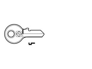 CHIAVI PER CILINDRI VIRO 3 SPINE PICCOLE VI088 IN ACC. NICH.- - VI088 DX - 10 pezzi SILCA