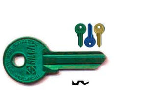 CHIAVI PER CILINDRI WALLY 4 SPINE GRANDI WA2RU- - WA2RU SX ultralite blu - 5 pezzi SILCA