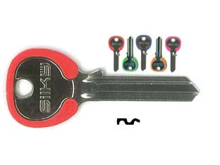 CHIAVI PER CILINDRI YALE 6 SPINE GRANDI YA31DZ- - YA31DZ DX silky 5 colori assortiti - 100 pezzi SILCA