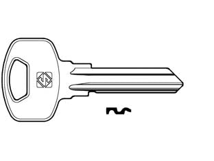 CHIAVI PER CILINDRI YALE 6 SPINE GRANDI YA91- - YA91 DX - 10 pezzi SILCA