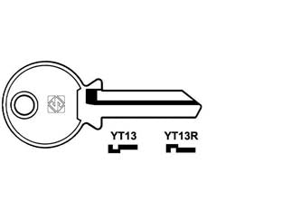 CHIAVI PER CILINDRI YETI- - YT13RSX - 10 pezzi SILCA