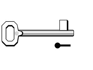 CHIAVI PATENT PASSEPARTOUT AGB, MP, PERINO, SMET 5011- - 5011 - 5 pezzi SILCA
