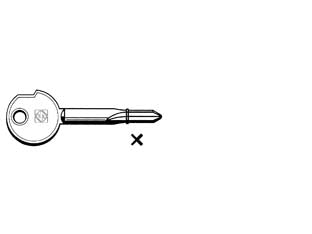 CHIAVI A CROCE YALE XY1- - XY1 - 5 pezzi SILCA