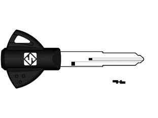 CHIAVI MOTO LOOK ALIKE PORTA TRANSPONDER SZ17RTE  SZ17RTE    SILCA