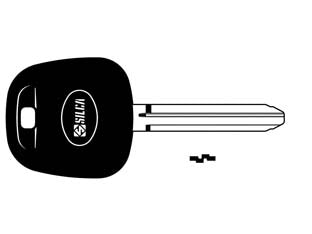 CHIAVI AUTO LOOK ALIKE PORTA TRANSPONDER TOY43TE  TOY43TE    SILCA