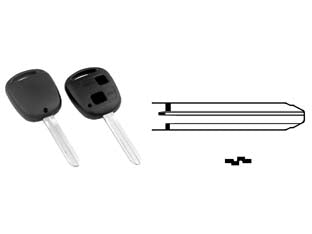 COVER CHIAVI PER AUTO TOYOTA TOY43BRS2  TOY43BRS2  2 bottoni    SILCA