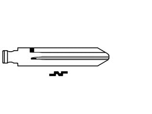 CHIAVI PER TESTA FLIP A INSERTO NSN14CH  NSN14CH    SILCA