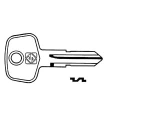 CHIAVI BLAU PER TAPPI BENZINA BT2- - BT2 - 10 pezzi SILCA