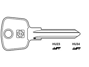 CHIAVI HUF PER AUTO OPEL- - HU23 - 5 pezzi SILCA