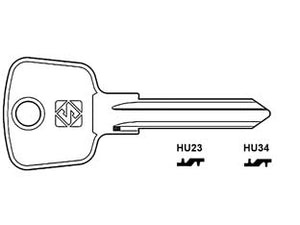 CHIAVI HUF PER AUTO OPEL- - HU34 - 5 pezzi SILCA
