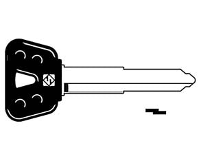 CHIAVI PER MOTO YAMAHA YH35RBP- - YH35RBP - 5 pezzi SILCA