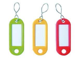 PORTACARTELLINI CON GANCIO AD ESSE - 200 pezzi