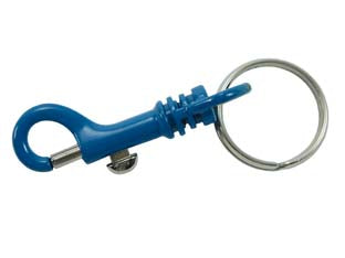 MOSCHETTONI PORTACHIAVI IN METALLO CON ANELLO- - mm.60 - 50 pezzi