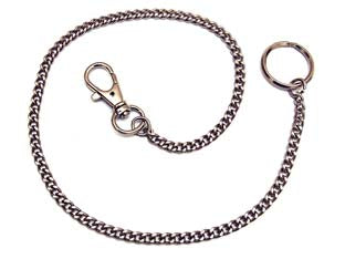 CATENELLA PORTACHIAVI IN ACCIAIO CROMATO- - cm.47 - 20 pezzi