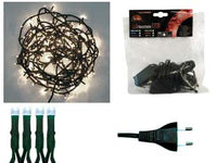 LUCCIOLE A LED BIANCO FREDDO LUCE FISSA PER INTERNO- - 20 led - mt.1,5 + 2 - 1 blister