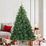 Albero di Natale Artificiale con Rami Pieghevoli Verde 180 cm