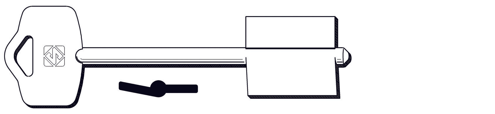 CHIAVI DOPPIA MAPPA ESETY 5EY24- - 5EY24 - 5 pezzi SILCA