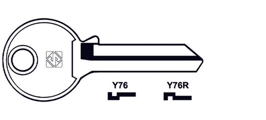 CHIAVI PER CILINDRI YETI- - YT6R SX - 10 pezzi SILCA