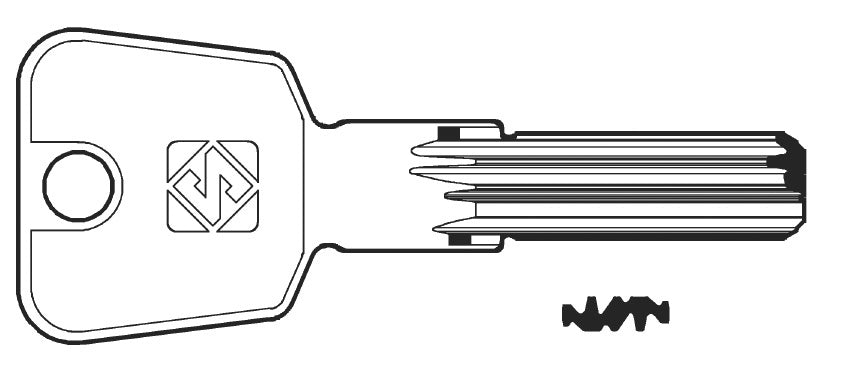 CHIAVI PUNZONATE PER CILINDRI TITAN 5 SPINE TN32- - TN32 - 5 pezzi SILCA