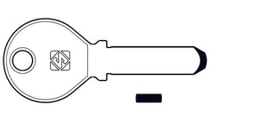 CHIAVI PUNZONATE PER CILINDRI KESO 15 SPINE KE3- - KE3 - 5 pezzi SILCA
