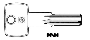 CHIAVI PUNZONATE PER CILINDRI AGB 6 SPINE AGB9- - AGB9 - 10 pezzi SILCA