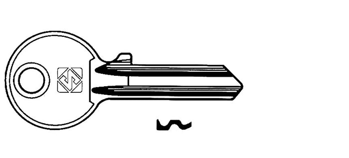 CHIAVI PER CILINDRI ALA 5 SPINE PICCOLE AA2R- - AA2R SX - 5 pezzi SILCA
