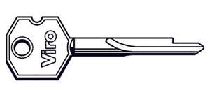 CHIAVE A CROCE GREZZA 047 - 5 pezzi VIRO