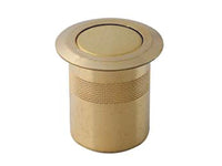 POZZETTI  A MOLLA ANTIPOLVERE PER SERRATURE OTTONE LUCIDO- - ø mm.20 - 5 pezzi