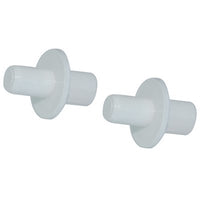 MENSOLINA REGGIPIANO A INFILARE PLASTICA - D.MM 5/6 BIANCA- 1000 pezzi