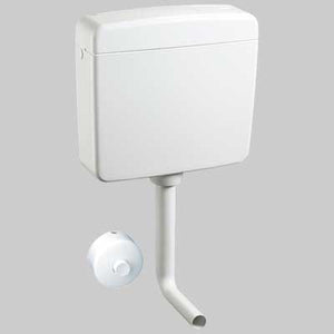 CASSETTA ZAINO PNEUMATICA TOPAZIO SINGOLO SCARICO E COMANDO ESTERNO  BIANCA     OLIVER INTERNATIONAL