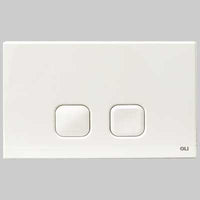 PLACCA DI COMANDO PLAIN DOPPIO TASTO  CROMATA     OLIVER INTERNATIONAL