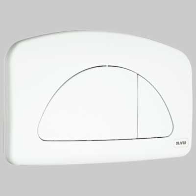 PLACCA DI COMANDO DIAMANTE 2 DOPPIO TASTO  CROMATA     OLIVER INTERNATIONAL