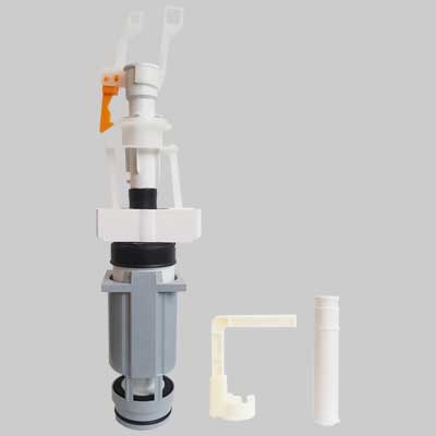 VALVOLA DI SCARICO PER CASSETTA INCASSO DIAMANTE  Doppio scarico     OLIVER INTERNATIONAL