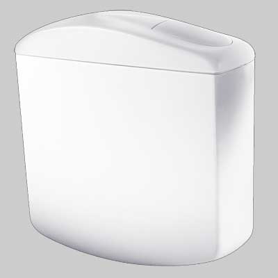 CASSETTA ZAINO BIBLO UNO SINGOLO SCARICO  BIANCA     KARIBA