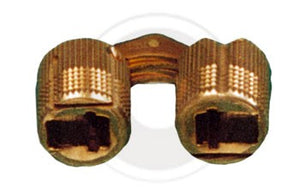 CERNIERA CILINDRICA INVISIBILE OTTONE D 12 MM**- 24,0 pz