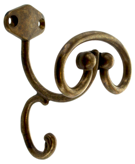 APPENDIABITI ANTICATO 43007 75X106 MM OTTONE**- METAL STYLE- 12,0 pz