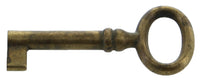 CHIAVE P/MOBILI 33718 24X56 MM OTTONE ANTICATO**- METAL STYLE- 25,0 pz
