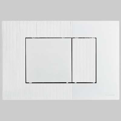 PLACCA DI COMANDO METIS DOPPIO TASTO  CROMATA     SCHWAB