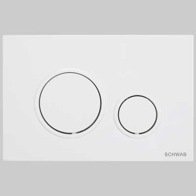 PLACCA DI COMANDO VELA DOPPIO TASTO  NEROOPACO     SCHWAB