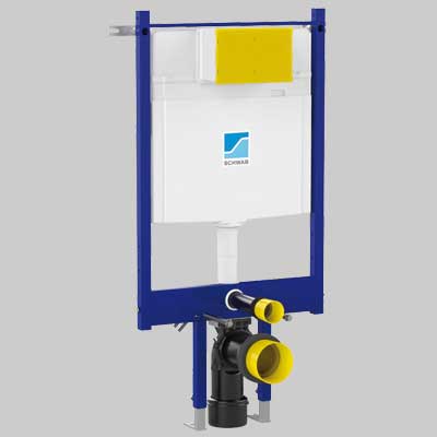 CASSETTA INCASSO UP 199 AUTOPORTANTE WC SOSPESSI  DOPPIO SCARICO     SCHWAB