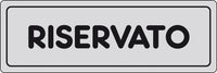 ETICHETTA ADESIVA 150X50 RISERVATO- 10,0 pz