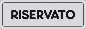 ETICHETTA ADESIVA 150X50 RISERVATO- 10,0 pz