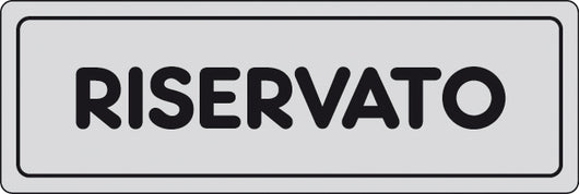 ETICHETTA ADESIVA 150X50 RISERVATO- 10,0 pz