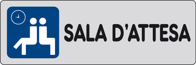 ETICHETTA ADESIVA 150X50 SALA DATTESA- 10,0 pz