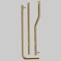 TUBO ESTERNO IN OTTONE PER CASSETTA ALTA FINITURA BRONZATO  Cm 180 Dm 30     TREMOLADA